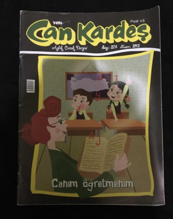 YENİ CAN KARDEŞ Dergisi Kasım 2012 Sayı 274   ( İKİNCİ EL ÜRÜN )