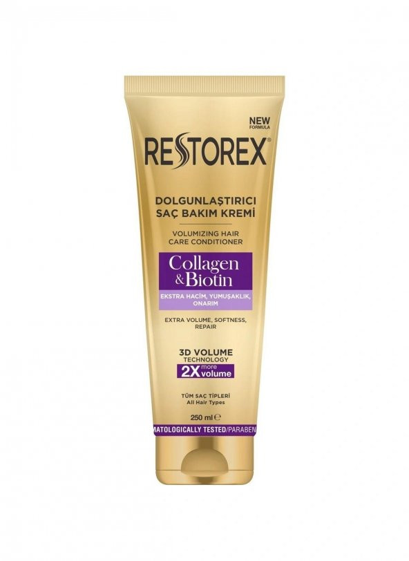 Restorex Collagen Biotin Dolgunlaştırıcı Saç Bakım Kremi 250 ml