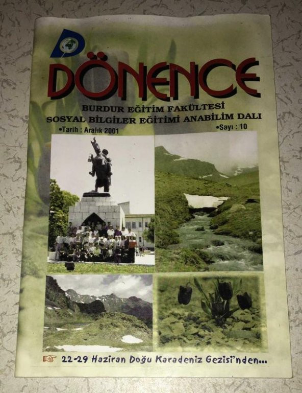 DÖNENCE Dergisi Aralık 2001 Sayı 10   ( İKİNCİ EL ÜRÜN )