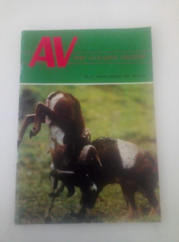 AV Yurt Avcılarının Dergisidir,  Mayıs-Haziran 1990, Sayı:193, Yıl:21   ( İKİNCİ EL ÜRÜN )