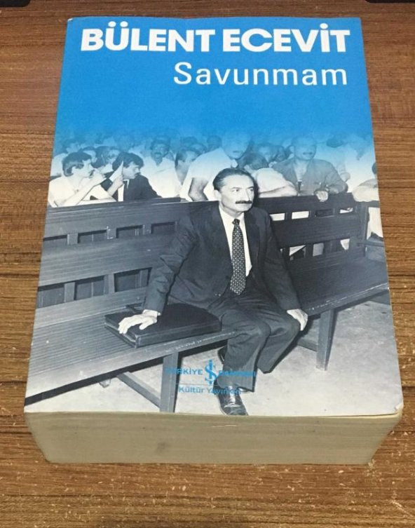 BÜLENT ECEVİT Savunmam [Rahşan Ecevit tarafından Semra Akmana İMZALI]   ( İKİNCİ EL ÜRÜN )