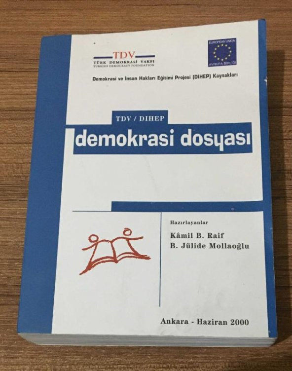 TDV / DIHEP DEMOKRASİ DOSYASI   ( İKİNCİ EL ÜRÜN )