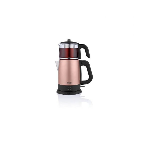 Arnica Ih33200 Demli Stil Cam Demlikli Çay Makinesi Rose - 1