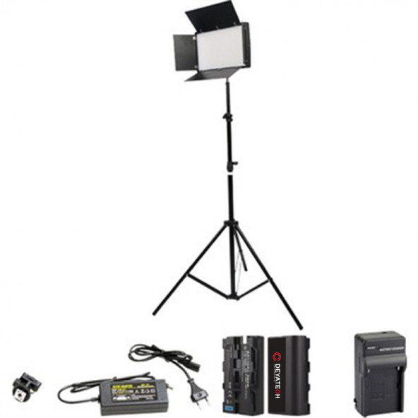 Deyatech Pro Led 800 Video YouTube Çekim Işığı Çift Bataryalı Led Aydınlatma Işık - 2