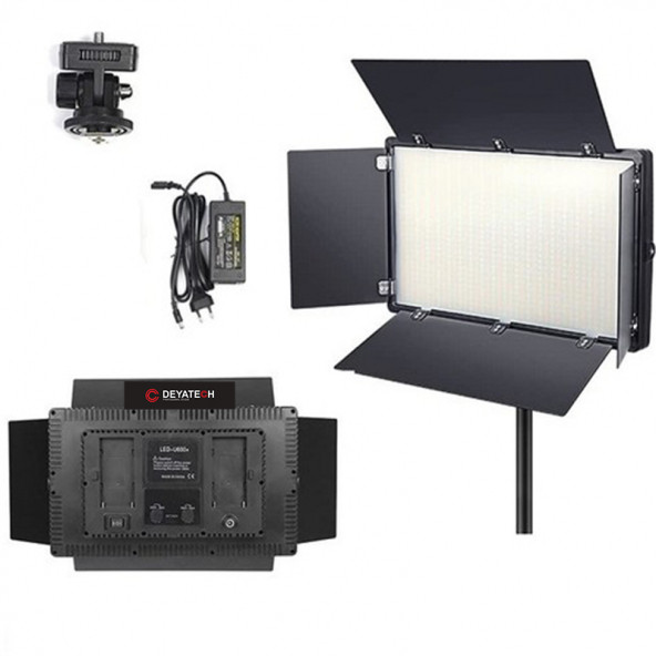 Deyatech Pro Led 800 Video YouTube Çekim Işığı Çift Bataryalı Led Aydınlatma Işık - 4