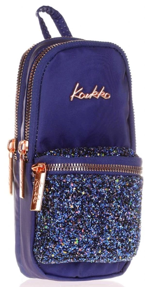 Kaukko Bright Lacivert Taşlı Junior Bag Çanta Şekilli Kalem Çantası