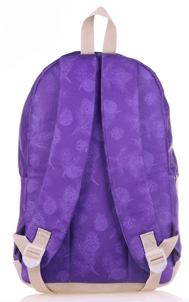 Kaukko Wichlight Üç Bölmeli Mor Okul ve Günlük Sırt Çantası - Kız Çocuk - Resim 2