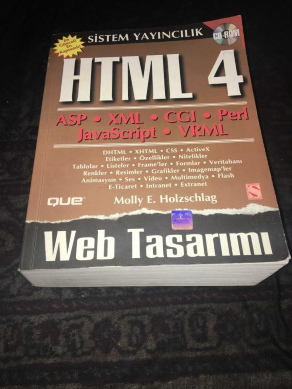 HTML 4 Web Tasarımı   ( İKİNCİ EL ÜRÜN )