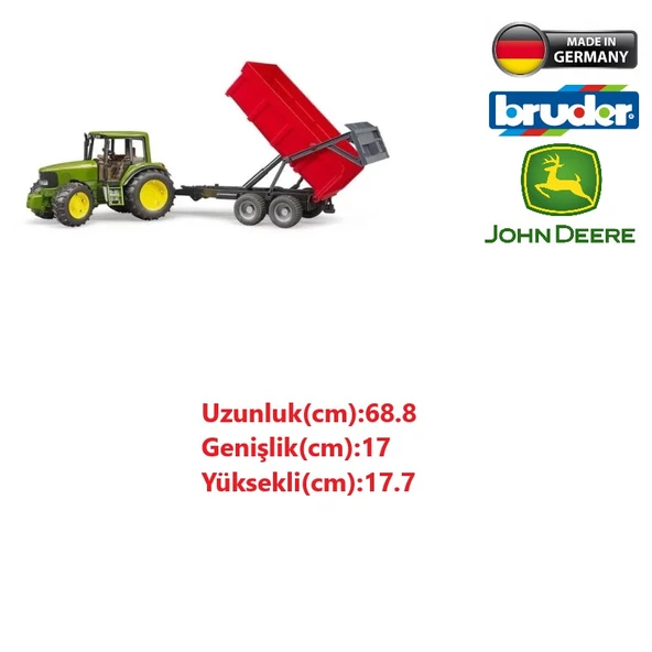 Bruder John Deere 6920 Traktör ve Römork - 2