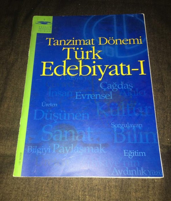 TANZİMAT DÖNEMİ TÜRK EDEBİYATI I [1]   ( İKİNCİ EL ÜRÜN ) - 1
