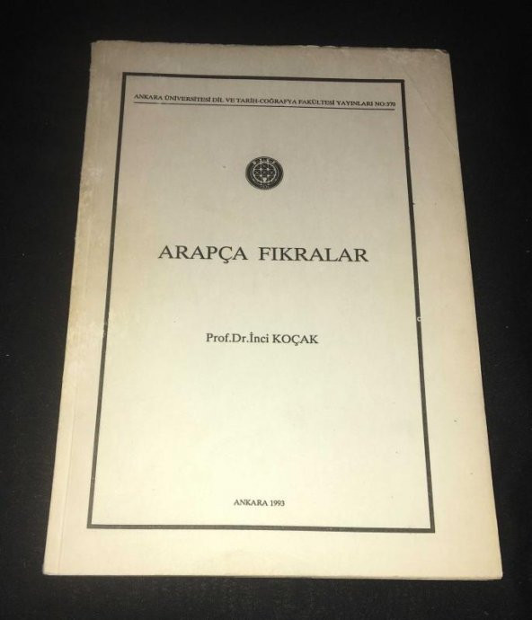 ARAPÇA FIKRALAR   ( İKİNCİ EL ÜRÜN )