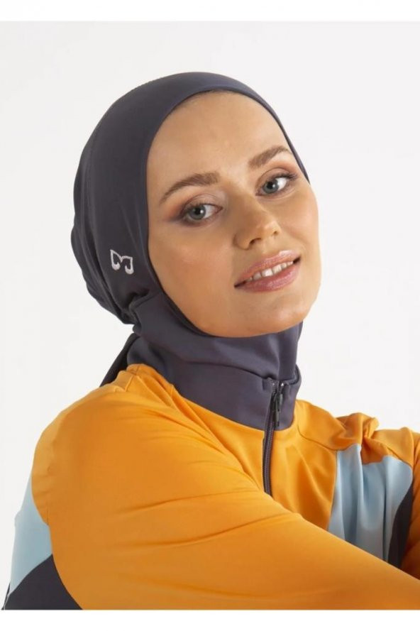 Mayovera  Antrasit Logo Tasarım Bone - 3