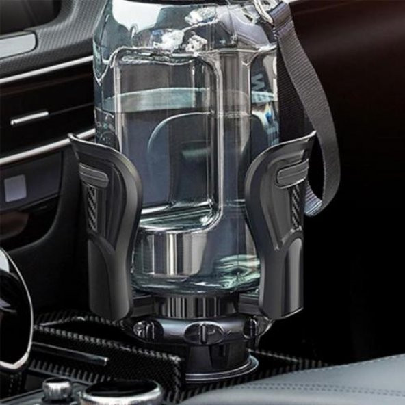 Coofbe Yeni Tasarım Ayarlanabilir Araç İçi Bardaklık Bardak Tutucu Şişe Tutucu Sarsılmaz Bardaklık - 4