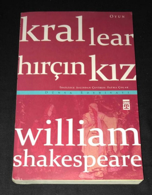 KRAL LEAR - HIRÇIN KIZ   ( İKİNCİ EL ÜRÜN )