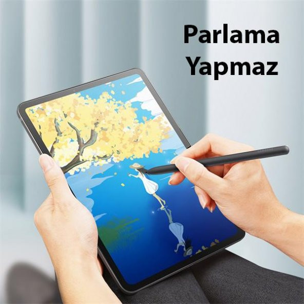 Coofbe 0.15mm Darbe Emici Samsung Galaxy Tab S8 Ekran Koruyucu Pet Paperfeel Full Kaplama Koruyucu - 5