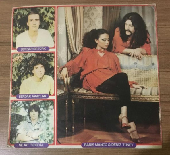 BARIŞ MANÇO & DENİZ TÜNEY - PLAK KABI -   ( İKİNCİ EL ÜRÜN )