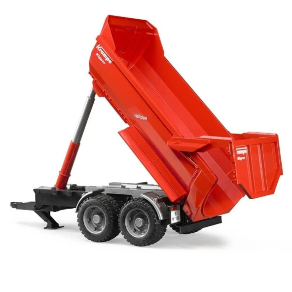 Bruder Krampe Oyuncak Kırmızı Römork - 3
