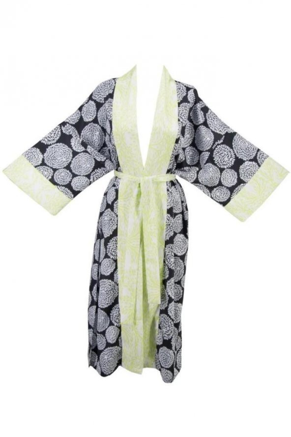 Mayovera  Tasarım VERA BOHEME Zen Kimono Plaj Elbisesi - 4