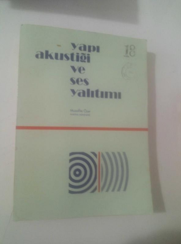 YAPI AKUSTİĞİ ve SES YALITIMI   ( İKİNCİ EL ÜRÜN )