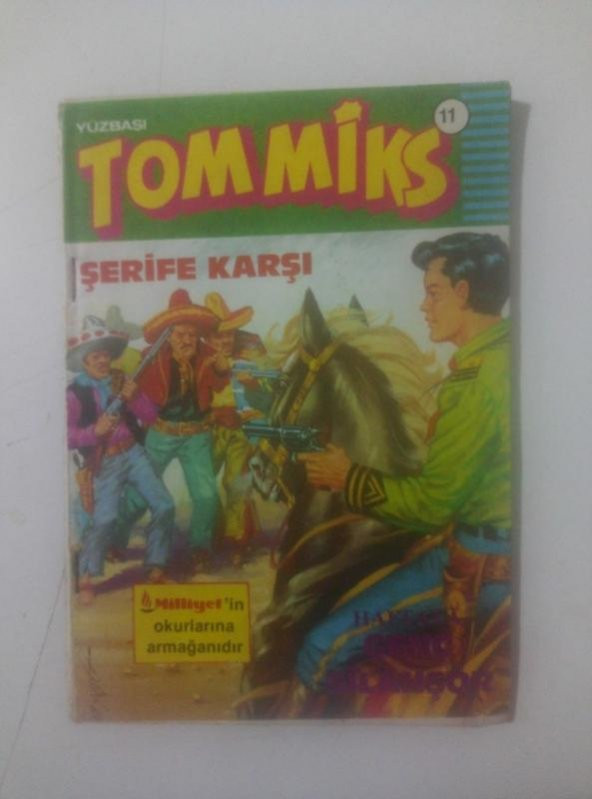Yüzbaşı Tommiks SAYI:11, ( ŞERİFE KARŞI )   ( İKİNCİ EL ÜRÜN ) - 1