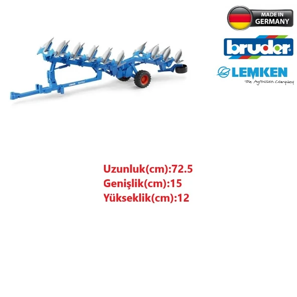 Bruder Lemken Vari Titan Oyuncak Pulluk - 2