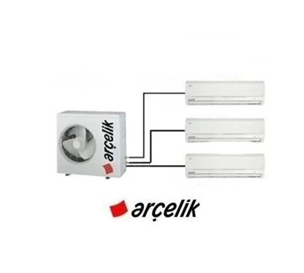 Arçelik Multi Sistem Duvar Tipi 3+1 İnverter 12+12+24 30000Btu Klima ZM30105-121224
