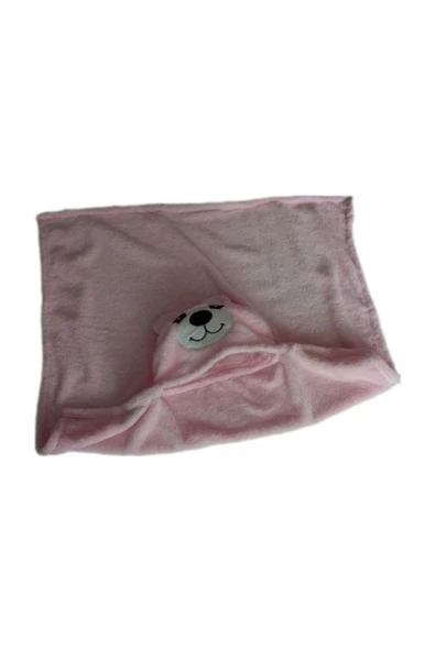 Özcan Tasarım Kulaklı Bebek Battaniye Köpekli Giyilebilir Battaniye - Resim 3