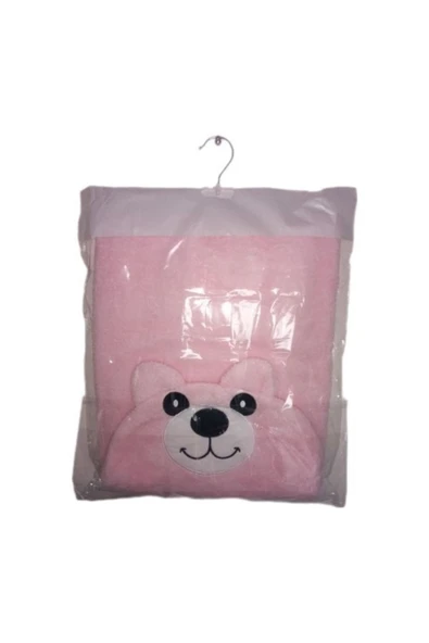 Özcan Tasarım Kulaklı Bebek Battaniye Köpekli Giyilebilir Battaniye - Resim 4