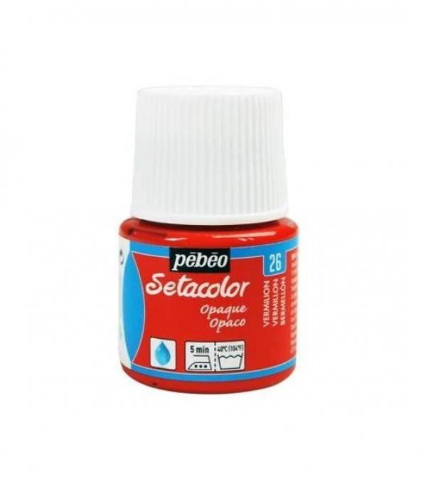 Pebeo Setacolor Opak Kumaş Boyası 26 VERMILION