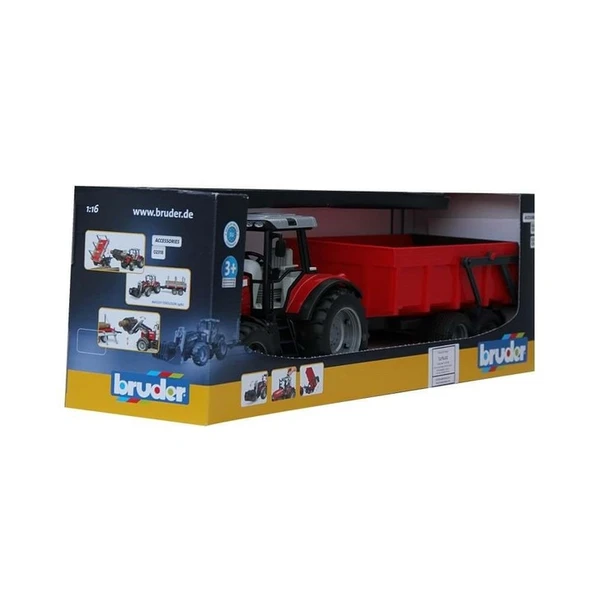 Bruder Massey Ferguson 7480 Oyuncak Traktör ve Römork - 7