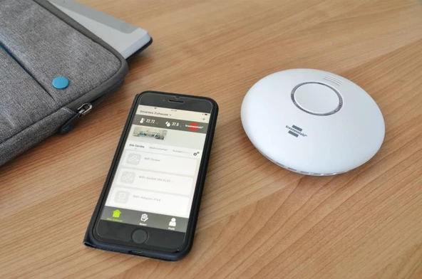Brennenstuhl Wifi Özellikli EN14604 Sertifikalı 85 desibel Duman ve Isı Dedektörü - 3