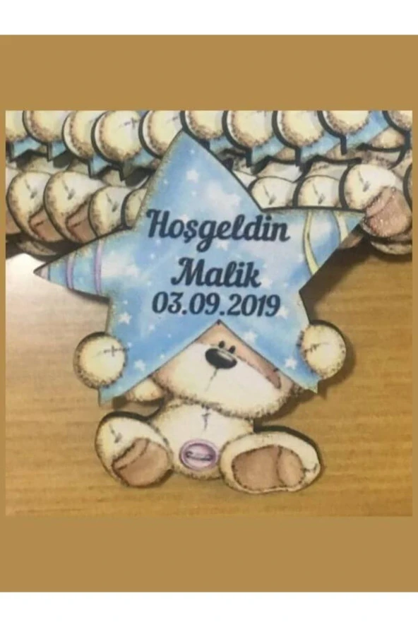 Kişiye Özel Baskılı Magnet - Yıldız Magnet