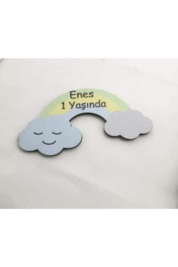 Kişiye Özel Baskılı Magnet - Bulut Model Magnet
