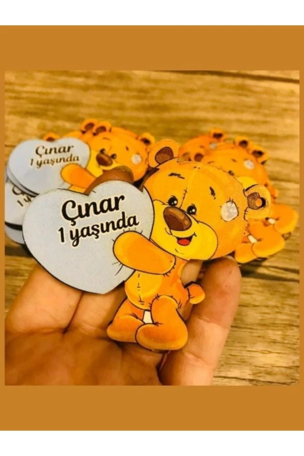 Kişiye Özel Baskılı Magnet - Ayıcıklı Magnet