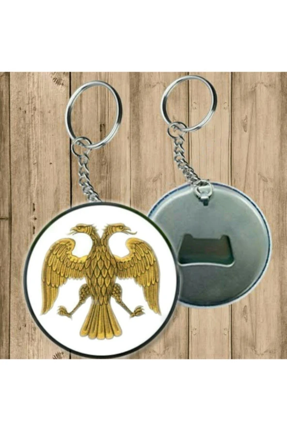 Özcan Tasarım Çift Başlı Kartal Anahtarlık - Açacaklı Anahtarlık ürün görseli