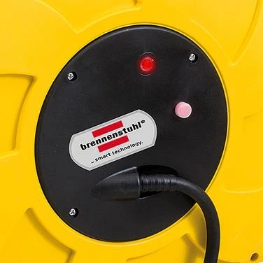 Brennenstuhl 9+2 Metre Dış Mekan Bahçe Kablosu Makarası Otomatik IP44 Lisanslı - 3