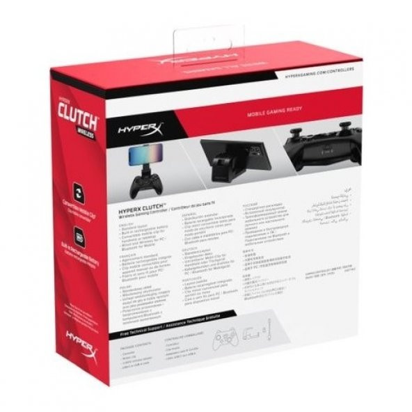 HyperX Clutch Mobile PC Kablosuz Siyah Gamepad - 2