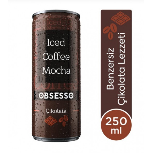 Obsesso Soğuk Kahve Mocha 250 ml x 12 Adet