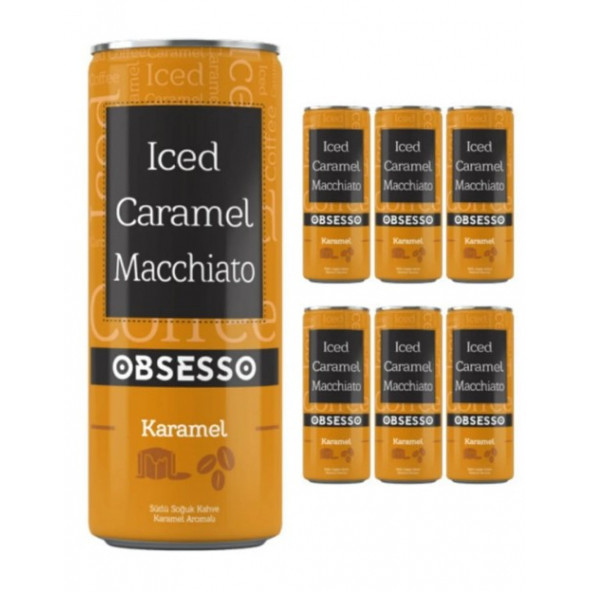 Obsesso Caramel Machiato 250 ml x 12 Adet