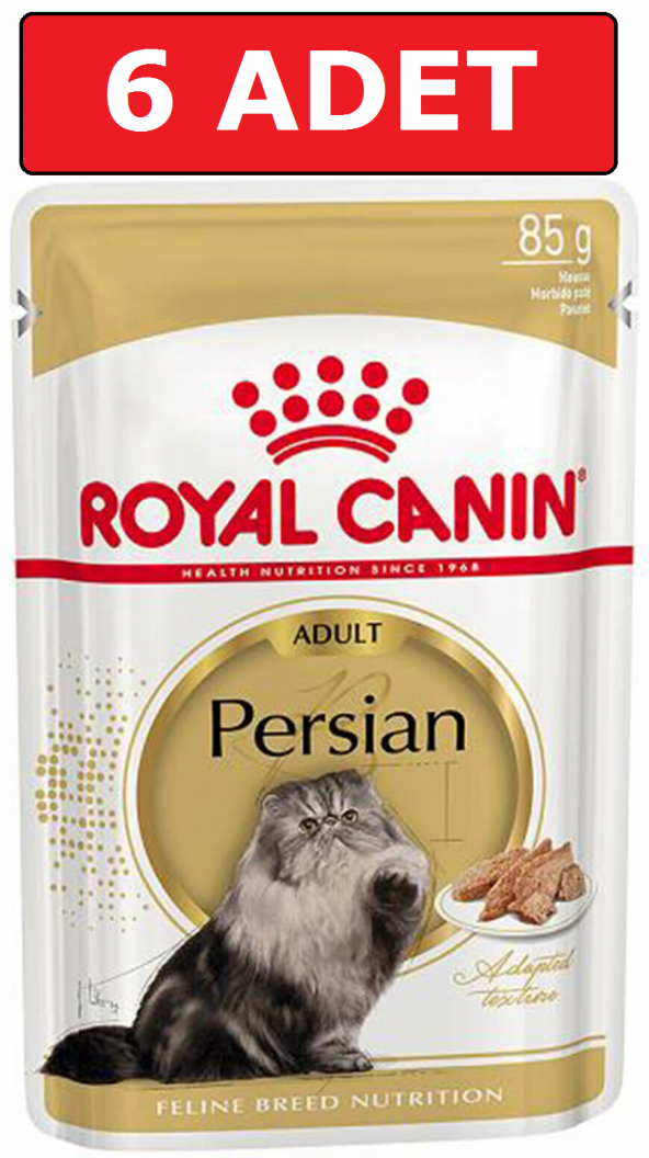 Royal canın persian iran kedi konservesi pouch 85 gr 6 adet yaş mama