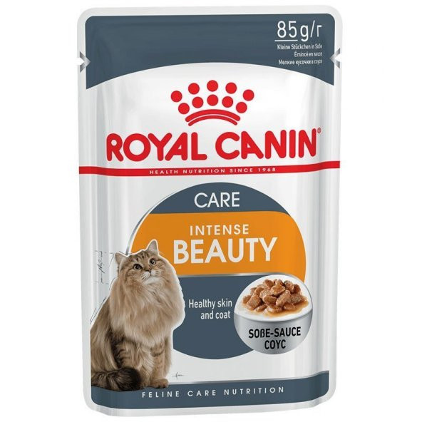 Royal canin intense beauty gravy adult 85 gr x 12 adet yaş kedi maması pounç - 2