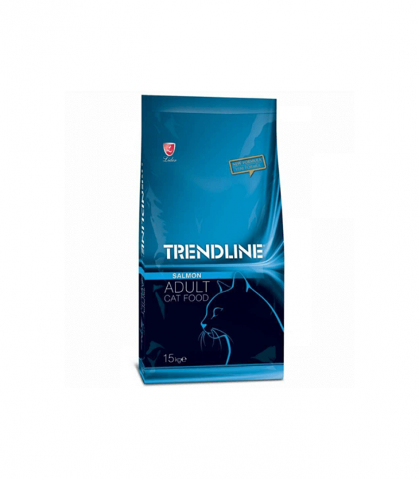 Trendline salmon adult 15kg cat food somonlu yetişkin kuru kedi maması ürün görseli 1