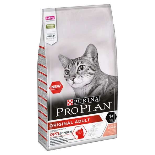 Proplan somonlu yetişkin kedi maması 3 kg adult kuru kedi maması