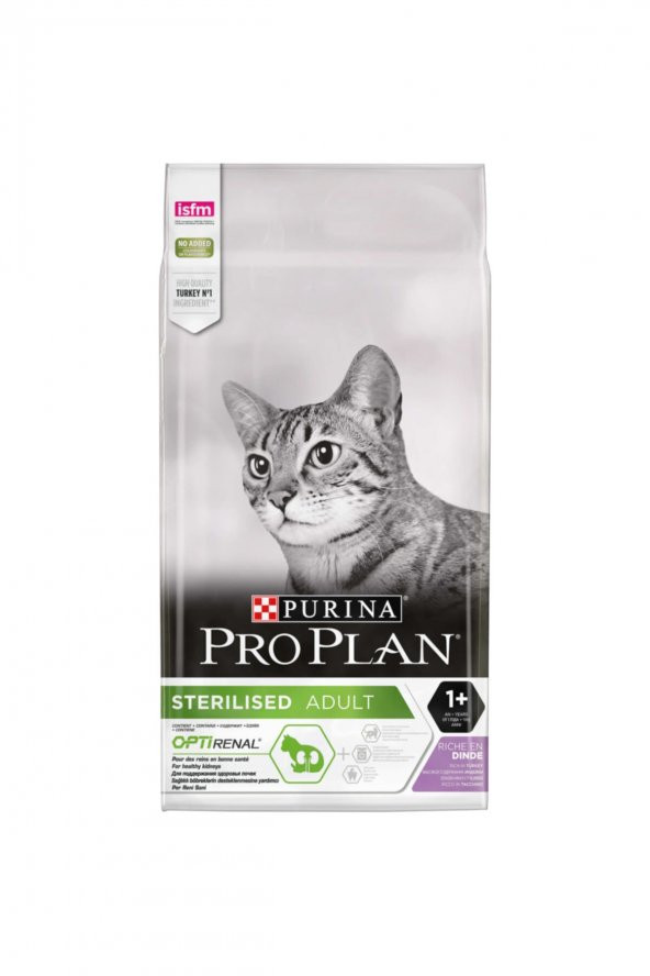 Proplan sterilised hindili kısır kedi maması 3 kg