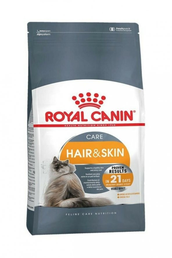 Royal canin hair and skin care 4kg kedi mama hassas deri kepek mat tüyler ve deri tahrişi önleme