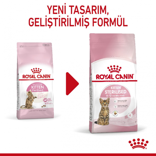 Royal canın kitten sterilised 2kg yavru kısır kedi maması 6 ay-12 ay arası - Resim 2