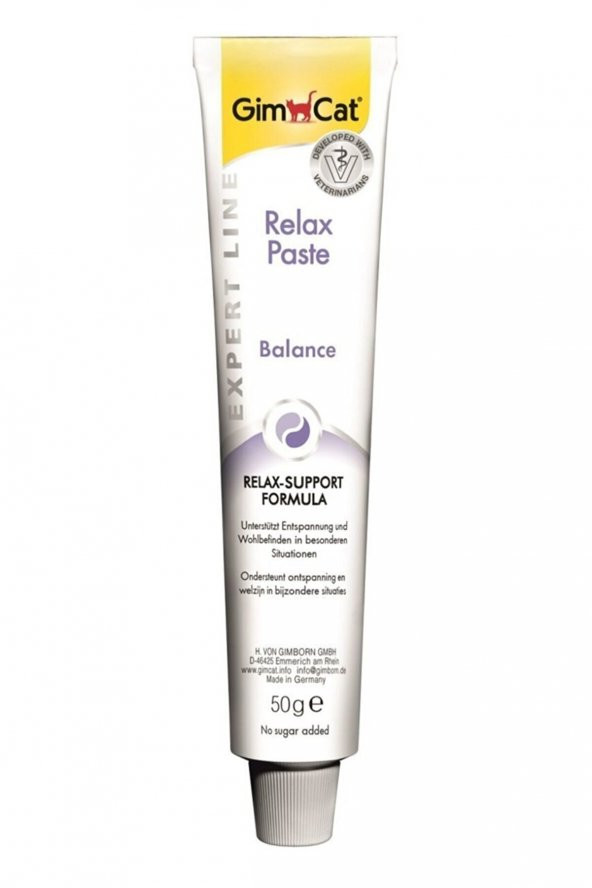 Gimcat relax paste balance 50gr kedi relax macun malt şekersiz - 1