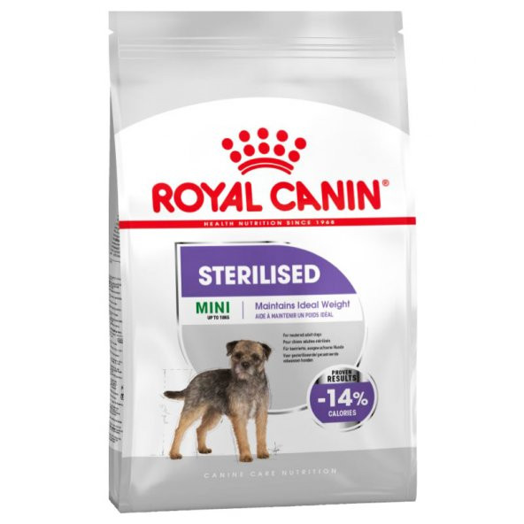 Royal canin mini sterilised 3kg köpek kısırlaştırılmış ufak ırk köpek maması kısır köpek maması ürün görseli