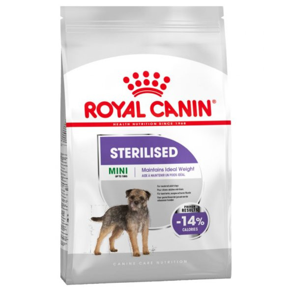 Royal canin mini sterilised 3kg köpek kısırlaştırılmış ufak ırk köpek maması kısır köpek maması