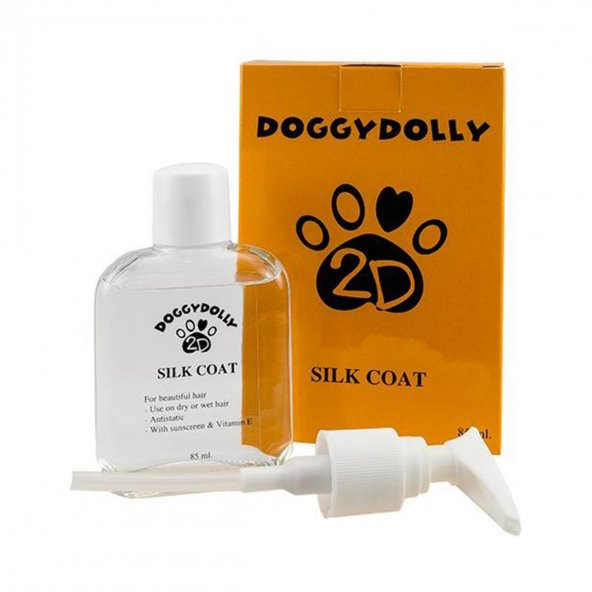 Doggydolly silk coat kedi ve köpek hızlı kolay kıtık açıcı hoş kokulu spray 85ml - 1